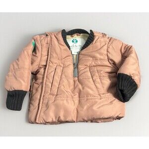 Buckle Me Baby Coat Size 6-9 Months Pink Toasty Car Seat Winter Jacket
